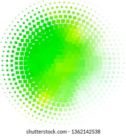 Light Green vector layout with lines, rectangles. Colorful illustration with gradient rectangles and squares. Pattern for websites, landing pages.