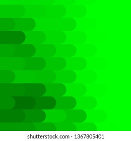 Light Green vector layout with lines. Colorful gradient illustration with abstract flat lines. Pattern for websites, landing pages.