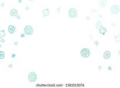 Light Green vector layout with restaurant food. Decorative illustration with food on abstract template. Design for ad, poster, banner of cafes or restaurants.