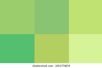 Light Green vector layout with set of colors. Illustration with set of spectral palette. Smart set of colors for your work as a designer.