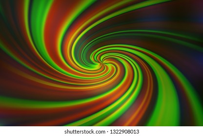 Light Green vector layout with wry lines. A completely new colorful illustration in simple style. Template for cell phone screens.