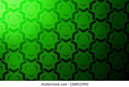 Light Green vector layout with wry lines. A completely new colorful illustration in simple style. Pattern for your business design.