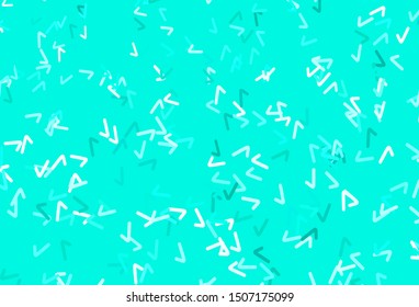 Light Green vector layout with wry lines. Colorful illustration in abstract style with gradient. Abstract design for your web site.