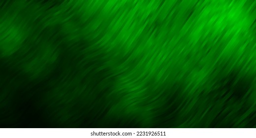 Light Green vector layout with wry lines. Bright sample with colorful bent lines, shapes. Pattern for websites, landing pages.