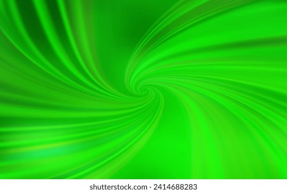 Light Green vector layout with wry lines. A shining illustration, which consists of curved lines. Pattern for your business design.