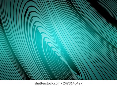 Hellgrüne Vektorgrafik mit schiefen Linien. Eine elegante, helle Illustration mit Gradientenlinien. Ein Beispiel für Ihre Ideen.