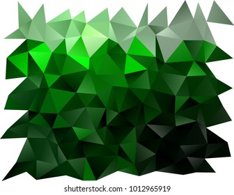 Light Green vector low poly background. Modern geometrical abstract illustration with gradient. The polygonal design can be used for your web site.