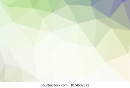 Light Green vector low poly texture. Glitter abstract illustration with an elegant design. A completely new template for your business design.