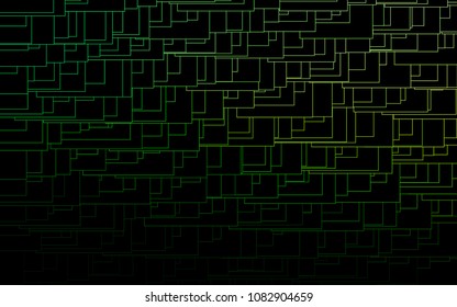 Light Green vector low poly background. A sample with a polygonal design. Illustration in polygonal style with repeating squares