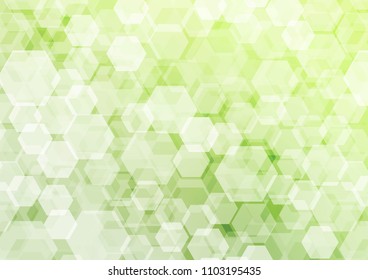 Light Green vector low poly template. Modern geometrical abstract illustration with gradient. The completely new template can be used for your brand book.