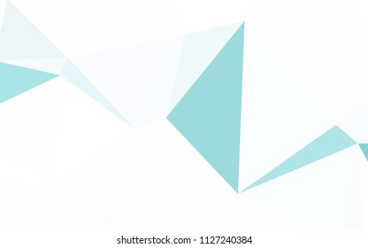 Light Green vector low poly layout. A completely new color illustration in a polygonal style. Brand new design for your business.