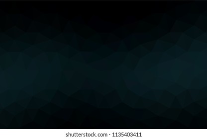 Light Green vector low poly cover. Shining polygonal illustration, which consist of triangles. A new texture for your web site.