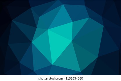 Light Green vector low poly texture. A completely new color illustration in a polygonal style. A new texture for your web site.