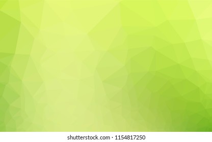 Light Green vector low poly cover. Shining colored illustration in a Brand new style. Brand new design for your business.