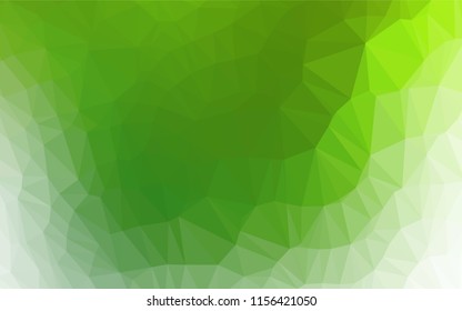 Light Green vector low poly layout. A sample with polygonal shapes. A completely new template for your business design.