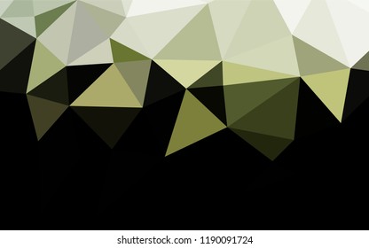 Light Green vector low poly texture. Colorful illustration in abstract style with gradient. The textured pattern can be used for background.