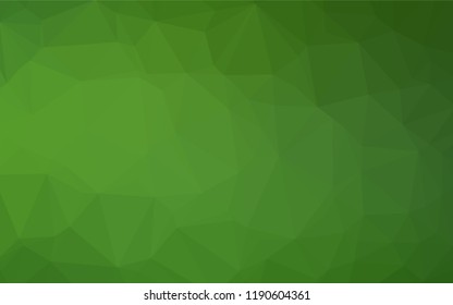Light Green vector low poly layout. Glitter abstract illustration with an elegant design. A completely new template for your business design.