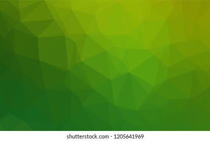 Light Green vector low poly cover. Colorful abstract illustration with gradient. The elegant pattern can be used as part of a brand book.