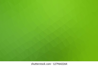 Light Green vector low poly layout. An elegant bright illustration with gradient. New texture for your design.