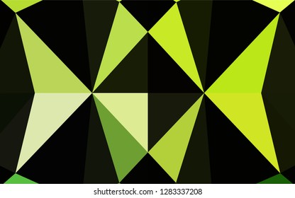 Light Green vector low poly layout. A completely new color illustration in a vague style. The completely new template can be used for your brand book.