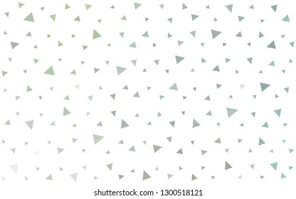 Light Green vector  low poly background. Elegant bright polygonal illustration with gradient. Completely new template for your banner.