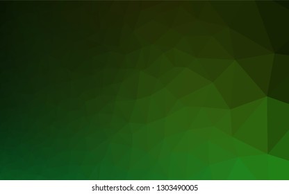 Light Green vector low poly texture. An elegant bright illustration with gradient. A completely new design for your business.