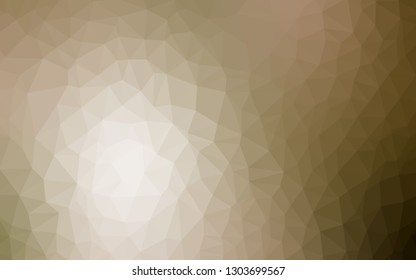 Light Green vector low poly background. Shining colorful illustration with triangles. A completely new design for your leaflet.