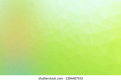 Light Green vector low poly cover. An elegant bright illustration with gradient. Template for a cell phone background.