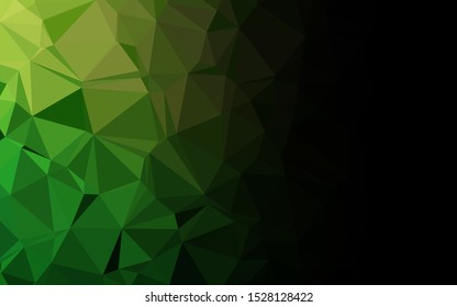 Light Green vector low poly layout. A completely new color illustration in a vague style. New texture for your design.