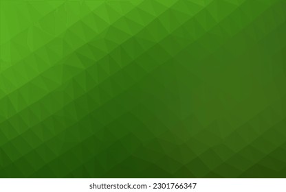 Light Green vector low poly cover. Shining colored illustration in a Brand new style. Brand new style for your business design.