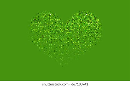 Light Green vector low poly background. A sample with a polygonal design. Low poly illustration, low polygonal background.