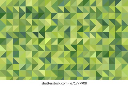 Light Green vector low poly pattern. Brand-new colored illustration in blurry style with gradient. A new texture for your design.