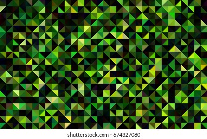 Light Green vector low poly background. A completely new color illustration in a vague style. The elegant pattern can be used as part of a brand book.