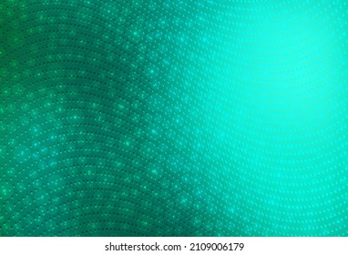 Light Green vector Modern abstract illustration with colorful water drops. Glitter abstract illustration with blurred drops of rain. Modern design for a business card.