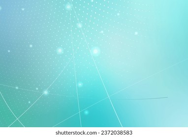 Light Green vector Modern abstract illustration with colorful water drops. Blurred bubbles on abstract background with colorful gradient. Wallpaper for a cell phone.