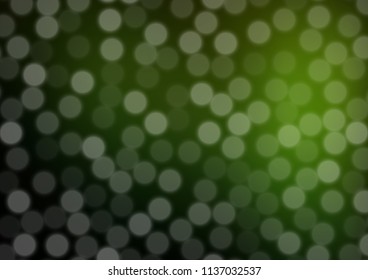 Light Green vector modern bokeh pattern. Colorful illustration in abstract style with gradient. The best blurred design for your business.