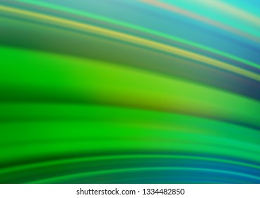 Light Green vector modern bokeh pattern. Glitter abstract illustration with an elegant design. The blurred design can be used for your web site.
