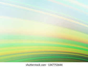 Light Green vector modern bokeh pattern. Creative illustration in halftone style with gradient. The template for backgrounds of cell phones.