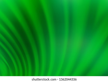 Light Green vector modern bokeh pattern. Creative illustration in halftone style with gradient. A completely new template for your design.