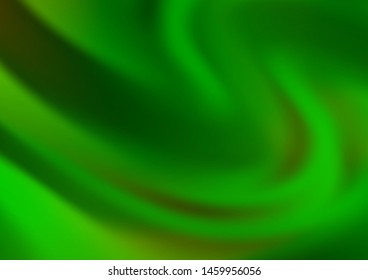 Light Green vector modern bokeh pattern. A vague abstract illustration with gradient. A completely new design for your business.
