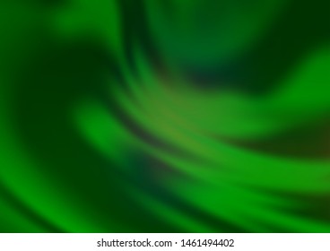 Light Green vector modern bokeh pattern. Colorful abstract illustration with gradient. The blurred design can be used for your web site.