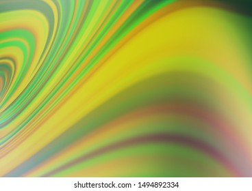 Light Green vector modern bokeh pattern. Colorful abstract illustration with gradient. The elegant pattern for brand book.