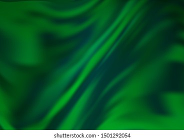 Light Green vector modern bokeh pattern. Creative illustration in halftone style with gradient. A new texture for your design.