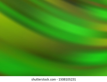 Light Green vector modern bokeh pattern. Colorful illustration in blurry style with gradient. The background for your creative designs.