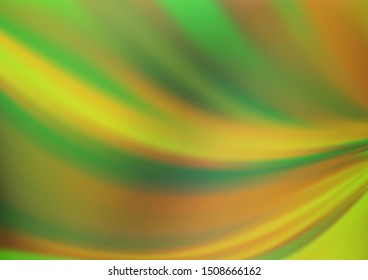 Light Green vector modern bokeh pattern. Colorful illustration in abstract style with gradient. The elegant pattern for brand book.