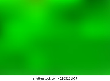 Patrón de bokeh moderno del vector verde claro. Ilustración abstracta colorida con gradiente. Elegante portada para un libro de marca.