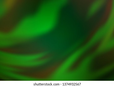 Light Green vector modern elegant background. A completely new color illustration in a bokeh style. The best blurred design for your business.