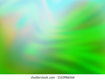 Light Green vector modern elegant background. A completely new color illustration in a bokeh style. The template can be used for your brand book.