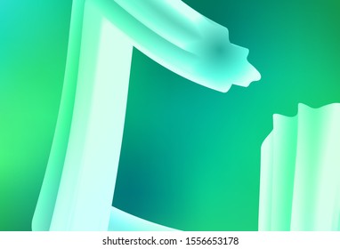 Light Green vector modern elegant background. Colorful abstract illustration with gradient. Elegant background for a brand book.
