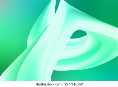Light Green vector modern elegant background. Creative illustration in halftone style with gradient. Elegant background for a brand book.
